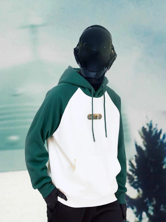 CJ7 X KIV skateboard hoodie green