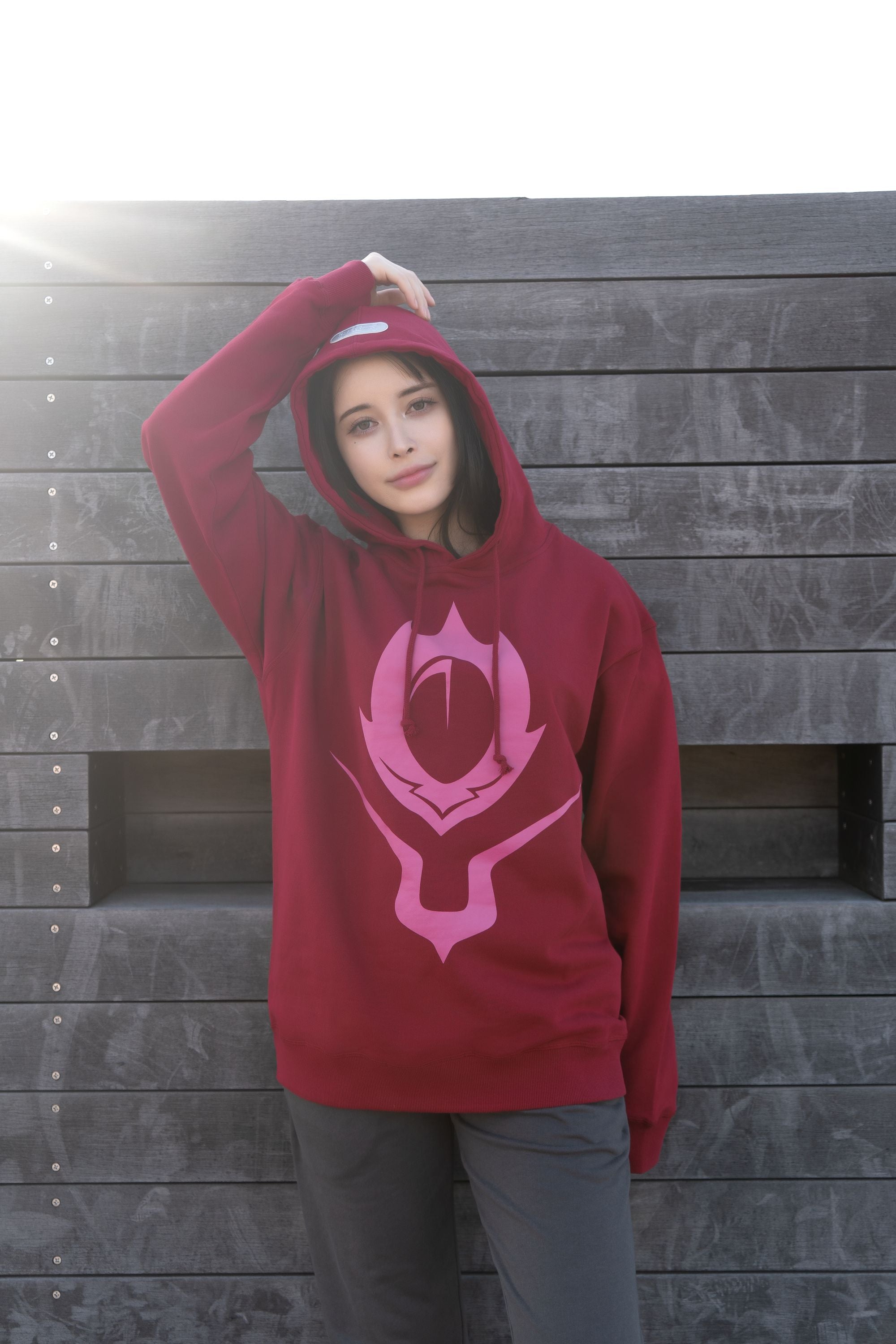 Hoodie - worn by Lelush (Red)