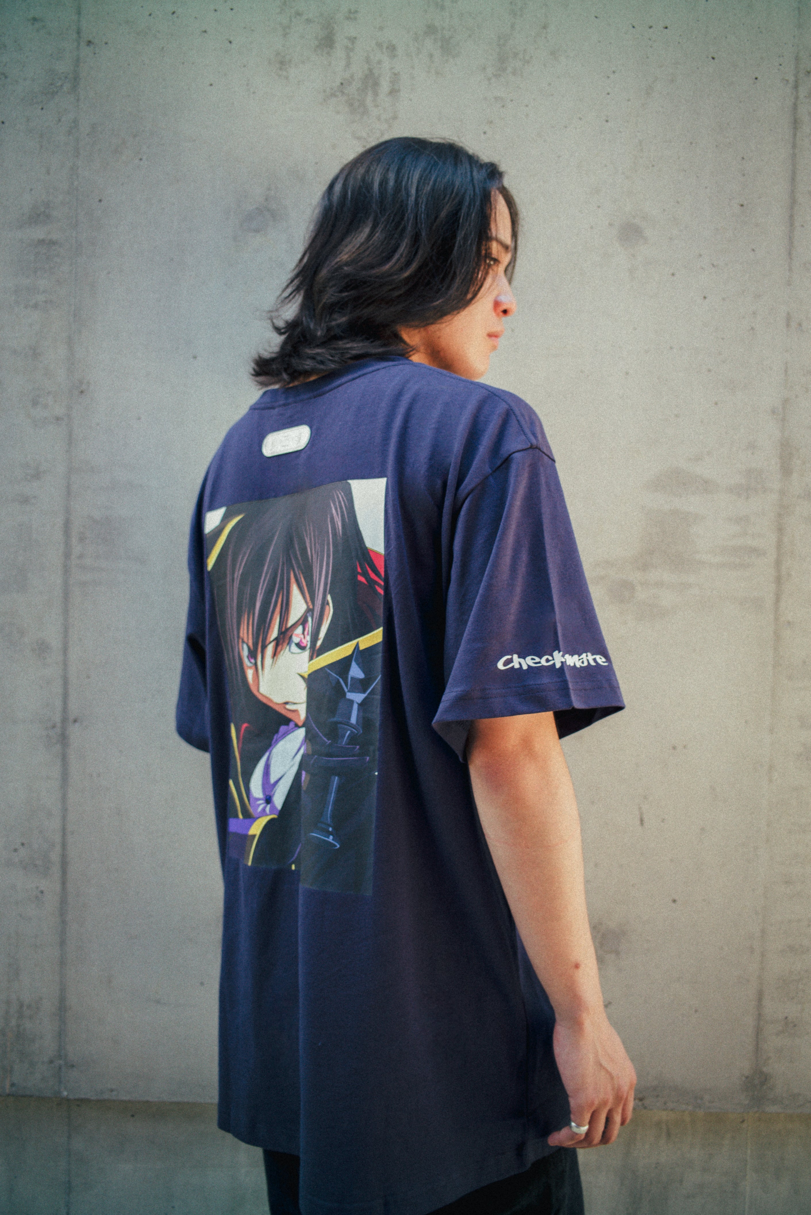 KOBMAST IVAROV 】Tシャツ - 仮面アーサー (グレー)-